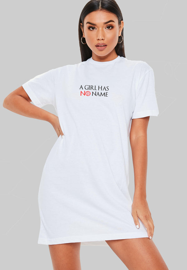 A Girl Has No Name T-Shirt Dress