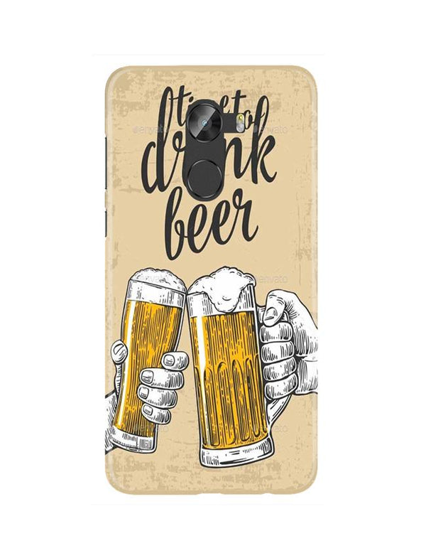 Drink Beer Mobile Back Case for Gionee X1 / X1s (Design - 328)