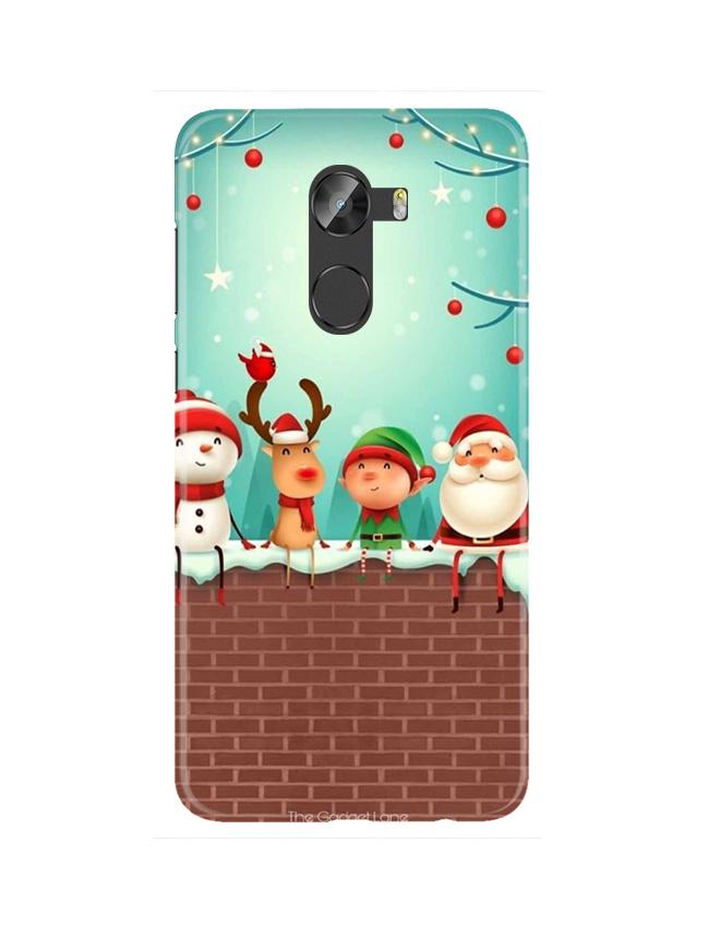 Santa Claus Mobile Back Case for Gionee X1 / X1s (Design - 334)