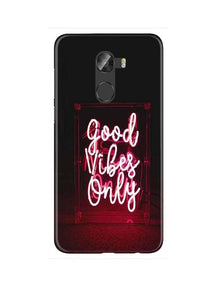 Good Vibes Only Mobile Back Case for Gionee X1 / X1s (Design - 354)