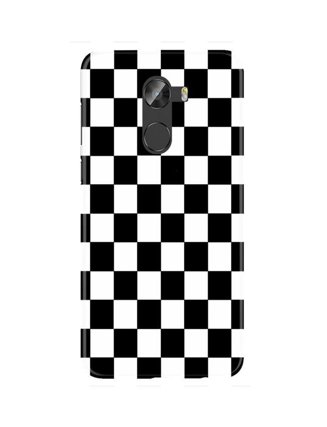 Black White Boxes Mobile Back Case for Gionee X1 / X1s (Design - 372)