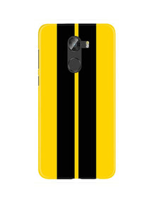 Black Yellow Pattern Mobile Back Case for Gionee X1 / X1s (Design - 377)