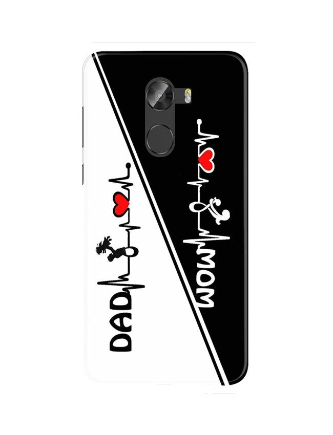 Love Mom Dad Mobile Back Case for Gionee X1 / X1s (Design - 385)