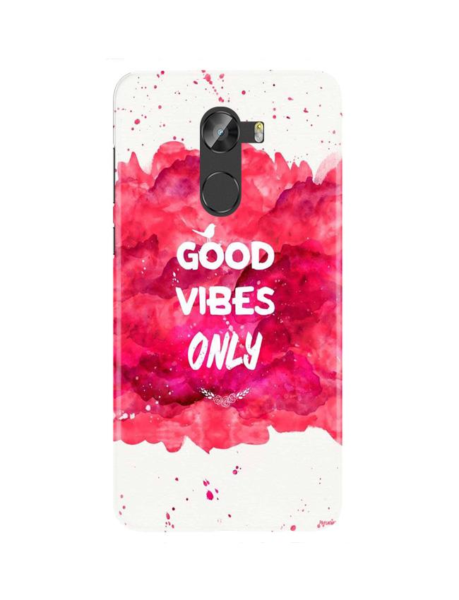 Good Vibes Only Mobile Back Case for Gionee X1 / X1s (Design - 393)