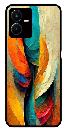 Modern Art Metal Mobile Case for Vivo Y22