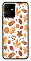 Autumn Leaf Metal Mobile Case for Vivo Y22s   (Design No -19)