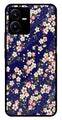 Flower Design Metal Mobile Case for Vivo Y22s   (Design No -25)
