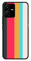Muted Rainbow Metal Mobile Case for Vivo Y22   (Design No -31)
