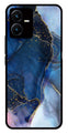 Blue Marble Metal Mobile Case for Vivo Y22s   (Design No -34)