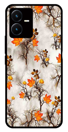 Autumn leaves Metal Mobile Case for Vivo Y22