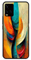 Modern Art Metal Mobile Case for Vivo Y33s   (Design No -11)