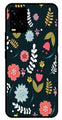 Floral Pattern2 Metal Mobile Case for Vivo Y21   (Design No -12)