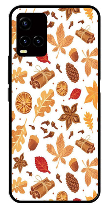 Autumn Leaf Metal Mobile Case for Vivo Y21