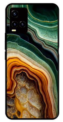 Marble Design Metal Mobile Case for Vivo Y21