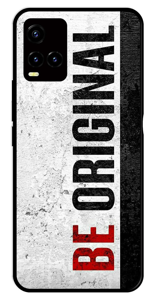 Be Original Metal Mobile Case for Vivo Y21   (Design No -38)