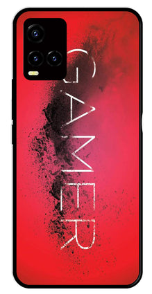 Gamer Pattern Metal Mobile Case for Vivo Y21