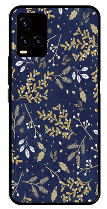 Floral Pattern  Metal Mobile Case for Vivo Y21
