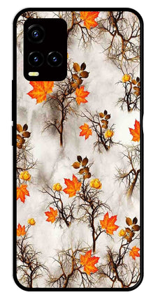 Autumn leaves Metal Mobile Case for Vivo Y33s