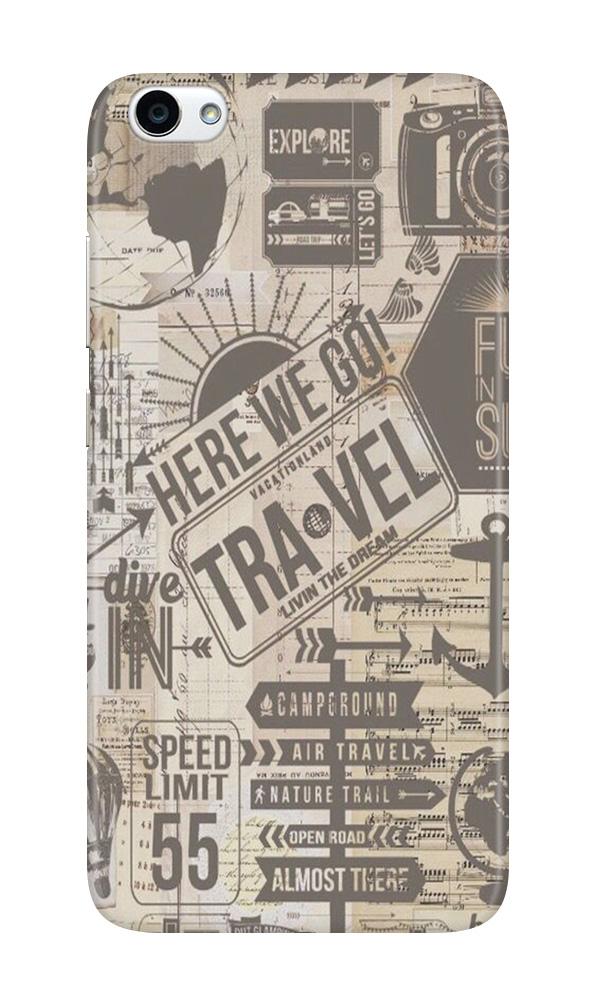 Travel Case for Vivo Y55/ Y55s  (Design - 104)