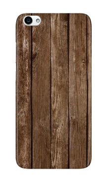 Wooden Look Case for Vivo Y55/ Y55s  (Design - 112)