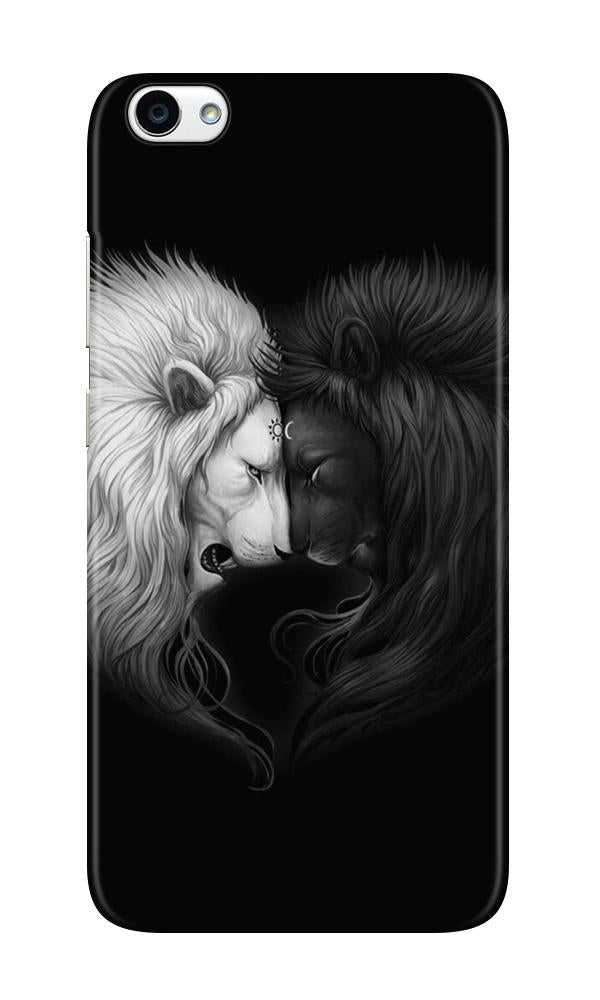 Dark White Lion Case for Oppo F3  (Design - 140)