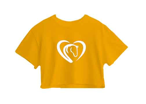 HOURSE HART CROP TOP