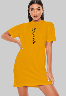 Upside T-Shirt Dress
