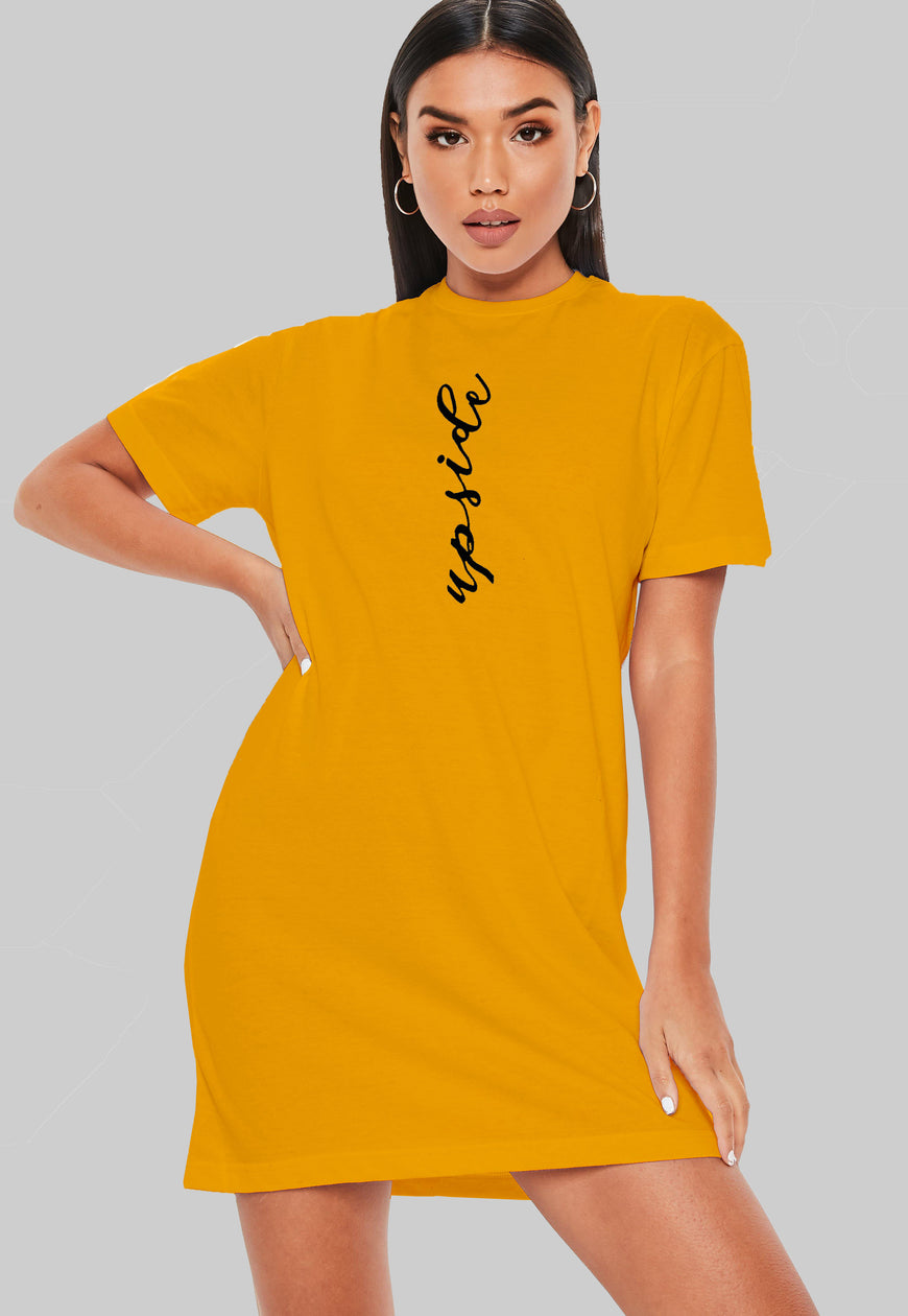 Upside T-Shirt Dress