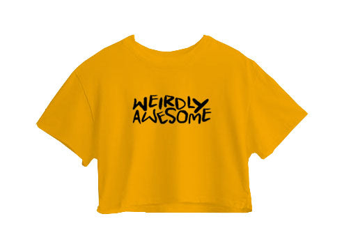 Weirdly Awesome Crop Top