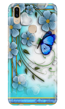 Blue Butterfly Mobile Back Case for Zenfone 5z (Design - 21)