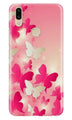 White Pick Butterflies Case for Zenfone 5z