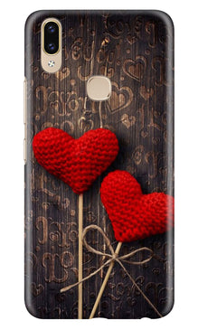 Red Hearts Mobile Back Case for Zenfone 5z (Design - 80)