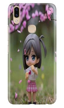 Cute Girl Mobile Back Case for Zenfone 5z (Design - 92)