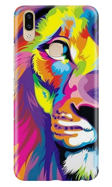 Colorful Lion Mobile Back Case for Zenfone 5z  (Design - 110)