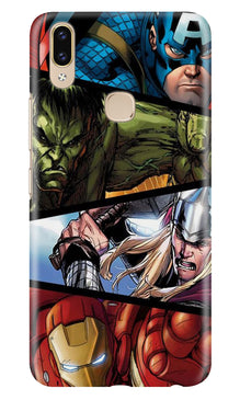 Avengers Superhero Mobile Back Case for Zenfone 5z  (Design - 124)