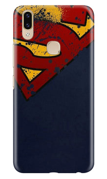 Superman Superhero Mobile Back Case for Zenfone 5z  (Design - 125)