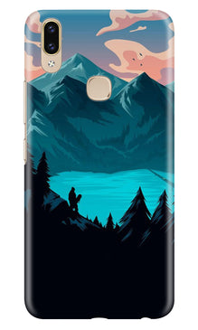 Mountains Mobile Back Case for Zenfone 5z (Design - 186)