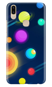 Solar Planet Mobile Back Case for Zenfone 5z (Design - 197)