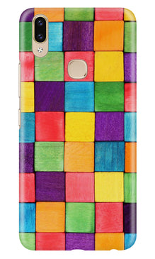 Colorful Square Mobile Back Case for Zenfone 5z (Design - 218)