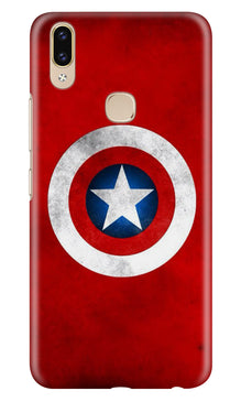 Captain America Mobile Back Case for Zenfone 5z (Design - 249)