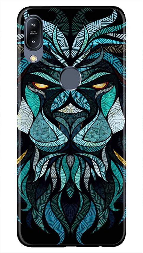 Lion Mobile Back Case for Zenfone 5z (Design - 314)