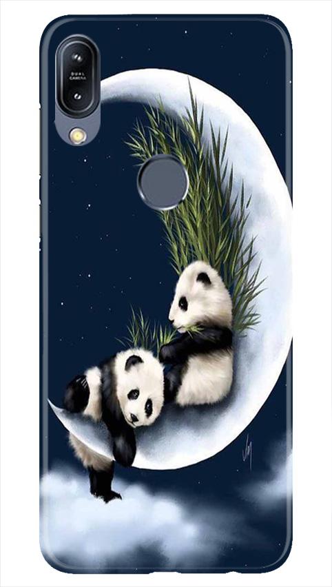 Panda Moon Mobile Back Case for Zenfone 5z (Design - 318)