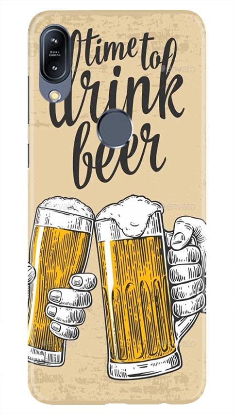 Drink Beer Mobile Back Case for Vivo Y11 (Design - 328)