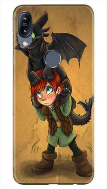 Dragon Mobile Back Case for Zenfone 5z (Design - 336)