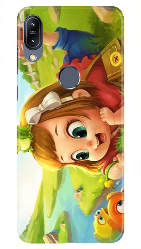 Baby Girl Mobile Back Case for Vivo Y11 (Design - 339)