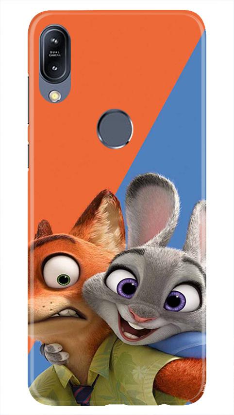Cartoon Mobile Back Case for Asus Zenfone Max Pro M2 (Design - 346)