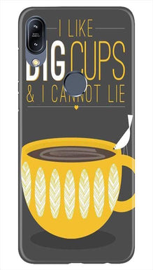 Big Cups Coffee Mobile Back Case for Asus Zenfone Max Pro M2 (Design - 352)