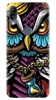 Owl Mobile Back Case for Asus Zenfone Max Pro M2 (Design - 359)