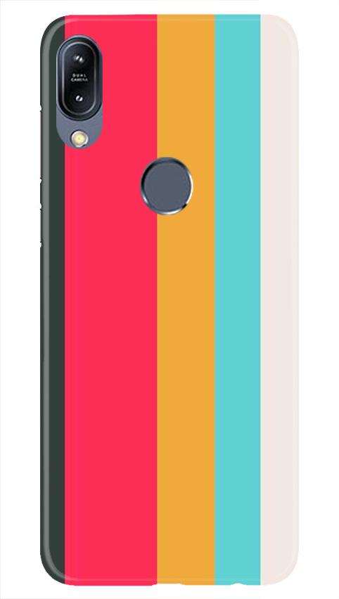 Color Pattern Mobile Back Case for Zenfone 5z (Design - 369)