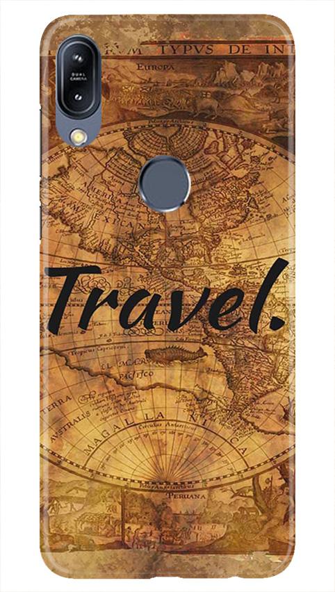 Travel Mobile Back Case for Asus Zenfone Max Pro M2 (Design - 375)